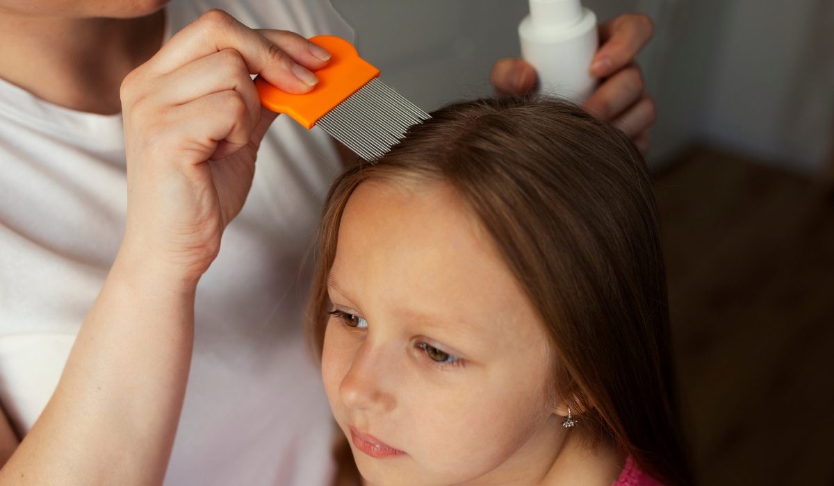 Lice treatment session in Seattle with professional