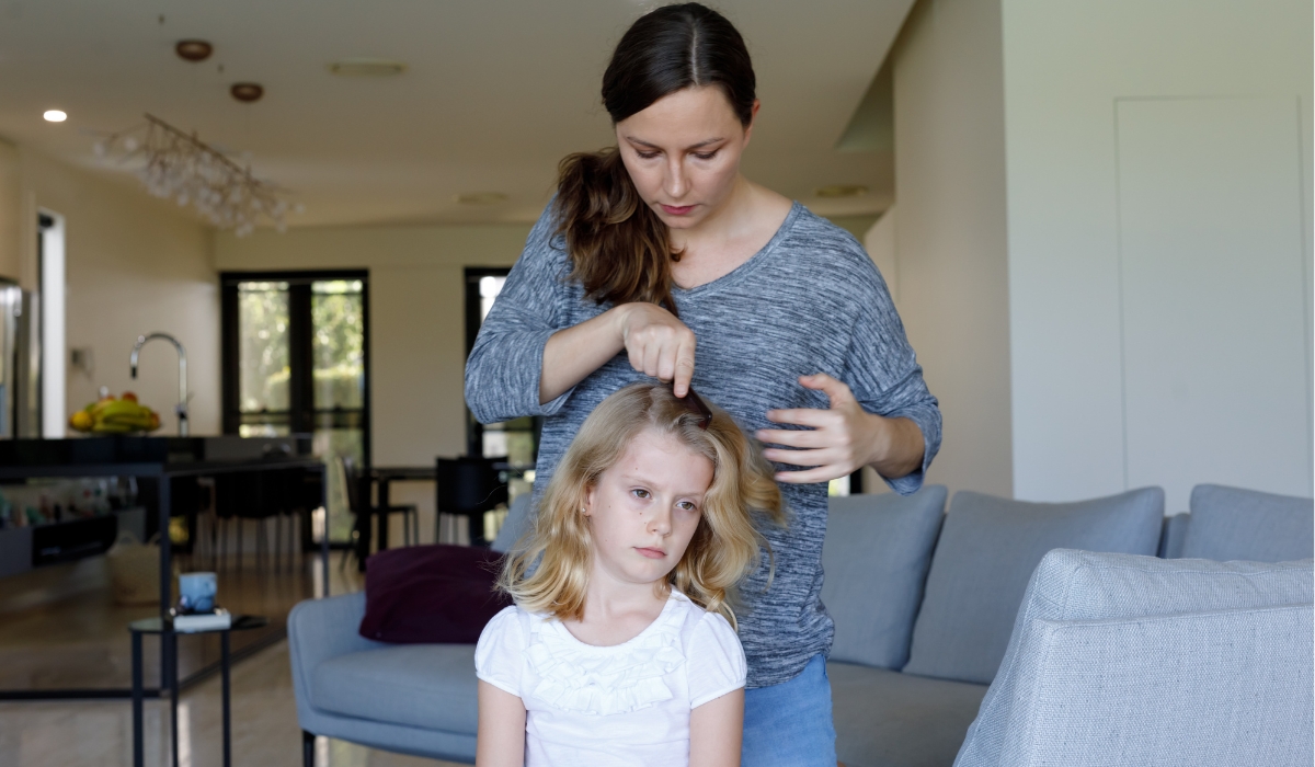 Lice inspection for children